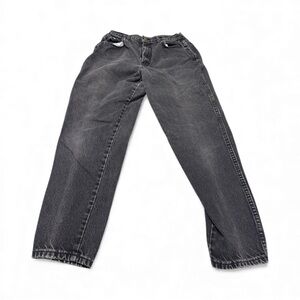 Women’s Vintage Chic Black Washed Jeans Size 16 Tall